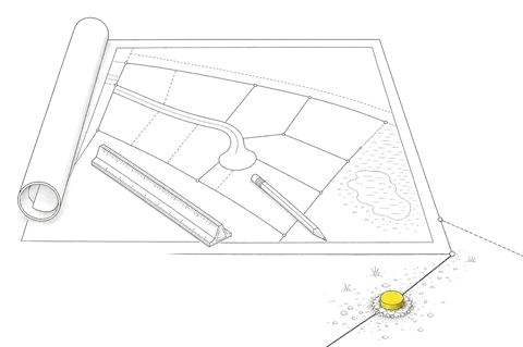 A recorded plat and a found monument